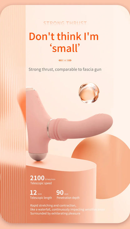 Powerful Sex Machine & Device, Heatable Thrusting Dildo for Women Men, Remote Control Vibrator G-Spot Anal Stimulator,Adult Toys