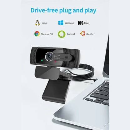 Full HD 360° Mic Webcam
