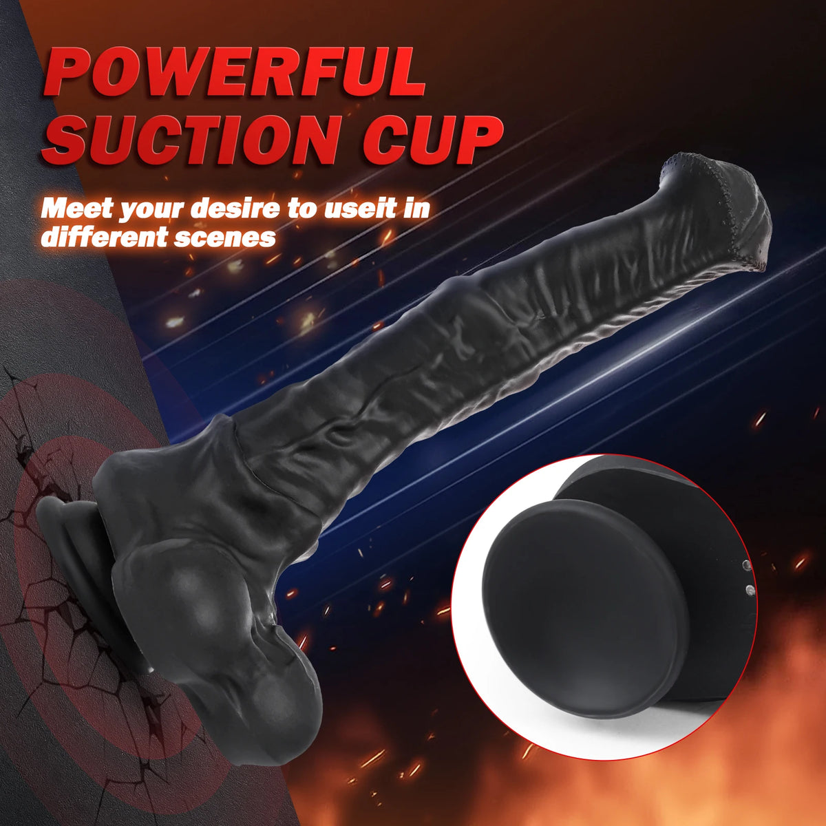 Thrusting Horse Dildo — Remote Control Liquid Silicone