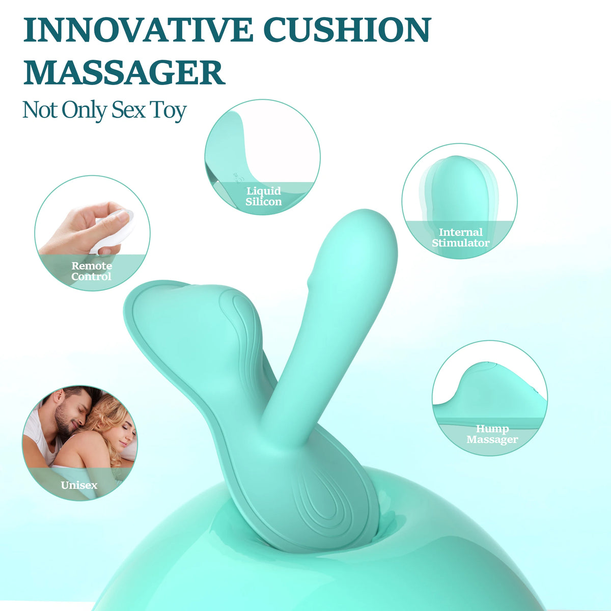 2-in-1 Dual G-Spot Clitoral Stimulator — 10 Modes 4 Colours