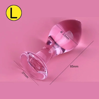 Stylish Style Crystal Glass Plug