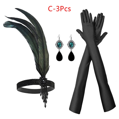 1920s Flapper Cosplay Accessory Set