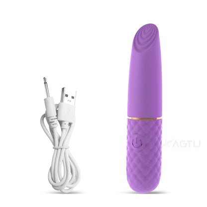 Mini Bullet Vibrator for Women Beginner G-Spot Nipple Clitoris Stimulator 8 Fast Seconds to Orgasm Female Sex Toys for Adults