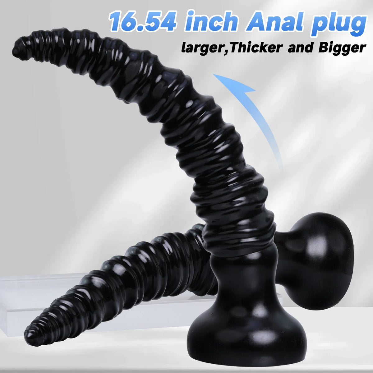 Soft Overlength Dildo Butt Plug