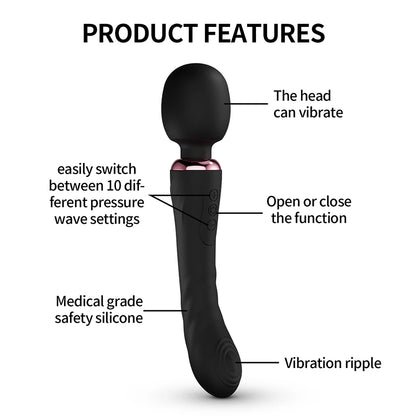 10-Frequency Magic Wand Vibrators