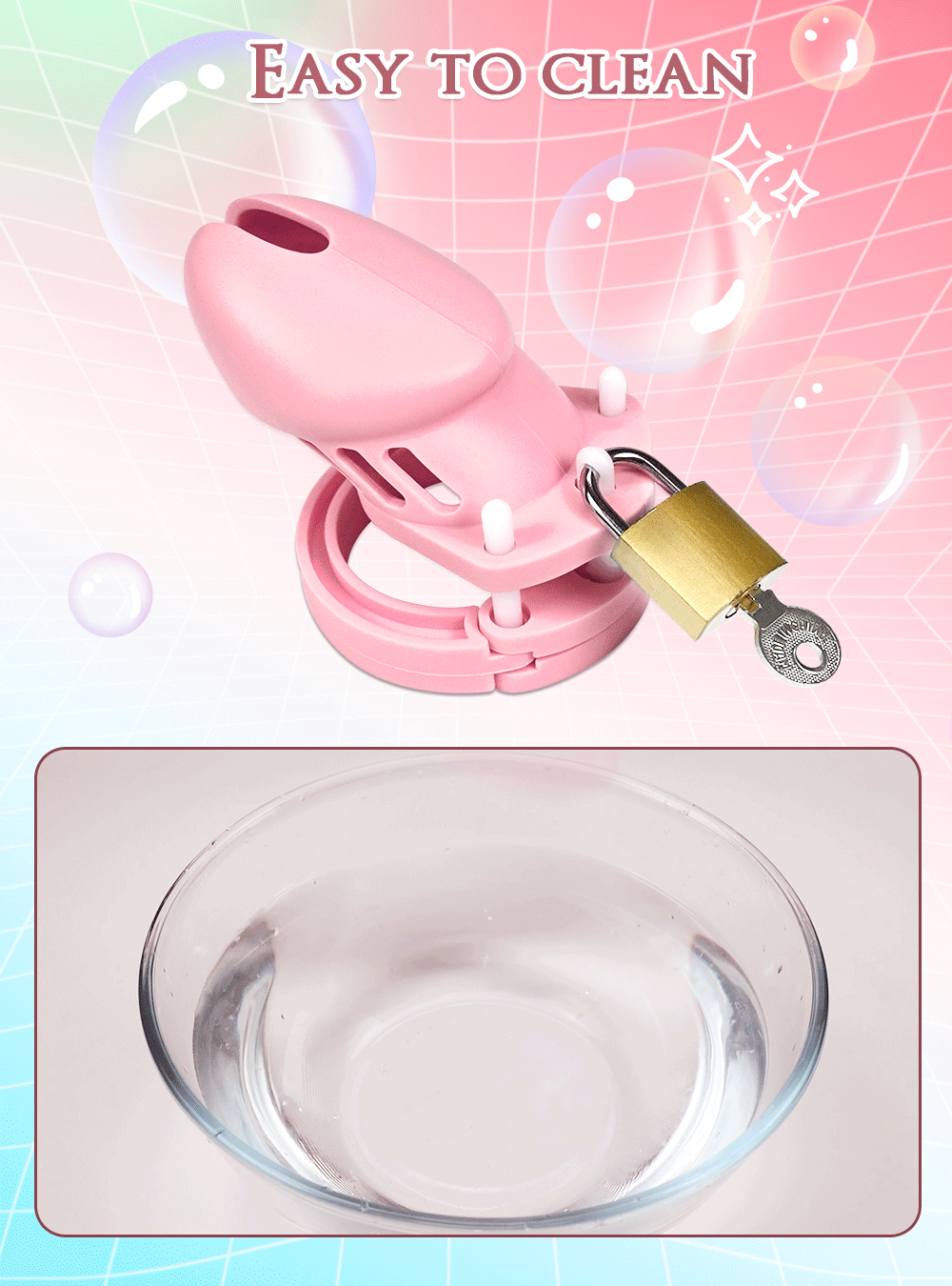 Pinky Boys Cage Chastity Cage Device