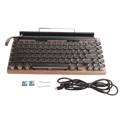 Ergonomic Wooden Keyboard
