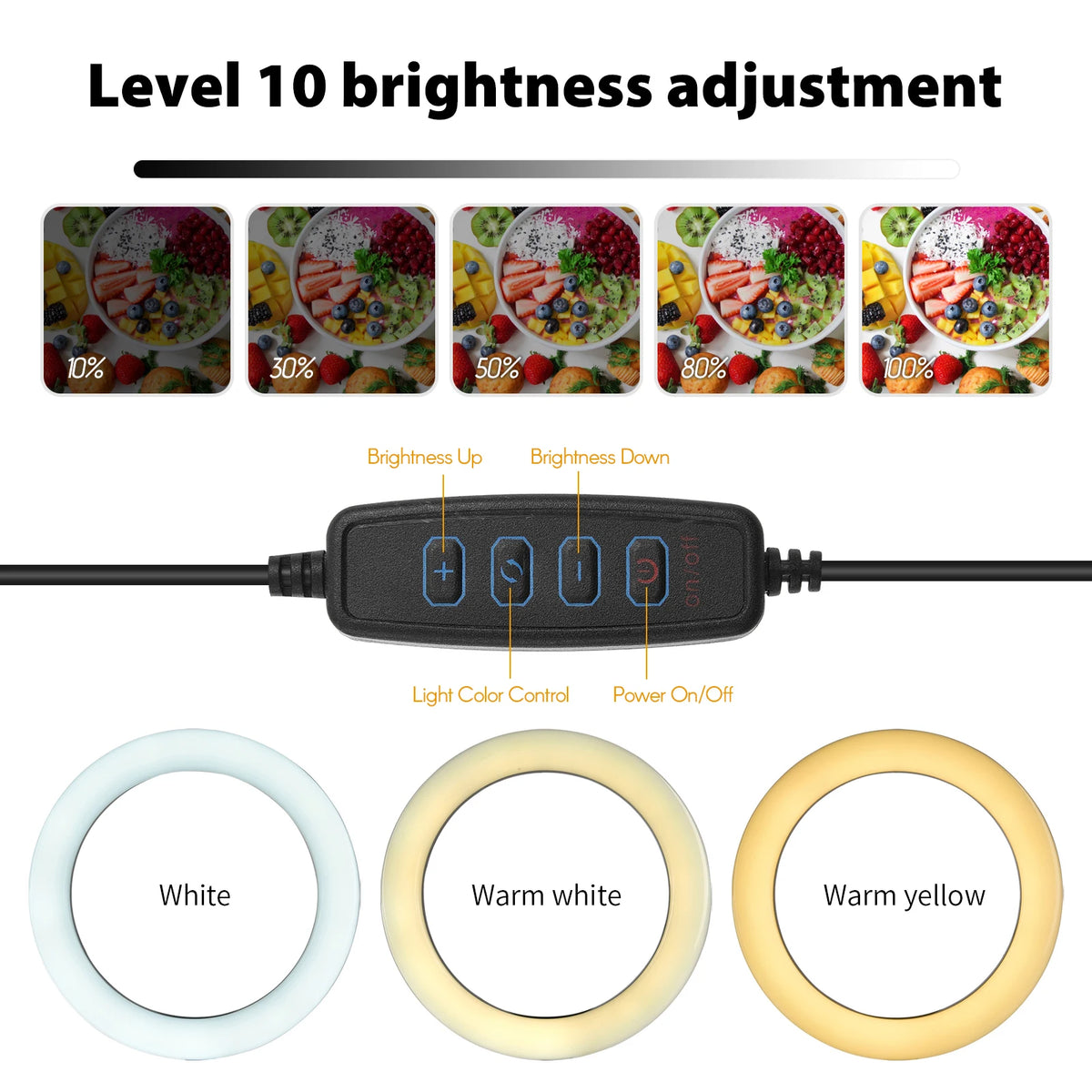 Laptop Live Streaming Ring Light