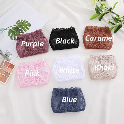 7Pcs/Set Women's Lace Panties Sexy Hollow Out Floral Thongs Solid Color Low Rise Thongs Fashion Cozy Breathable G-String S-XL