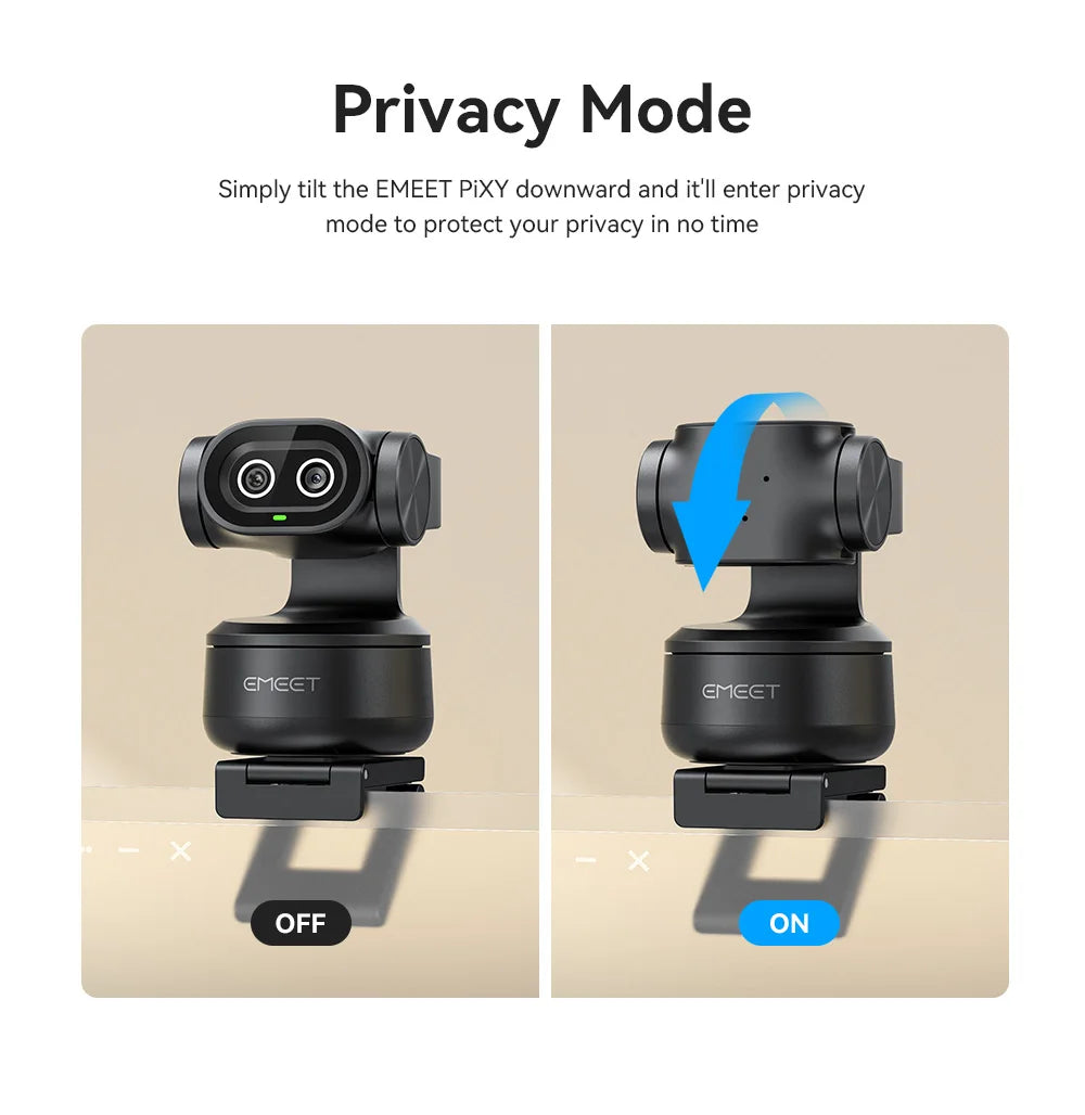 4K AI PTZ Mics & Privacy Mode Cam