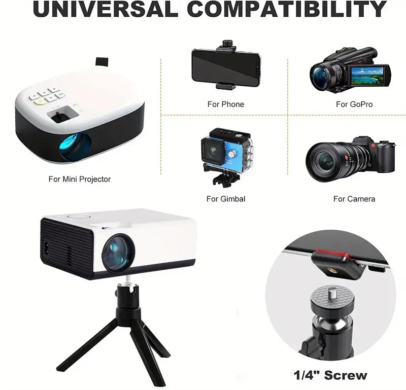 2-in-1 Projector and Phone Stand