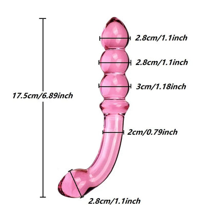 Crystal Glass Plug for Adults
