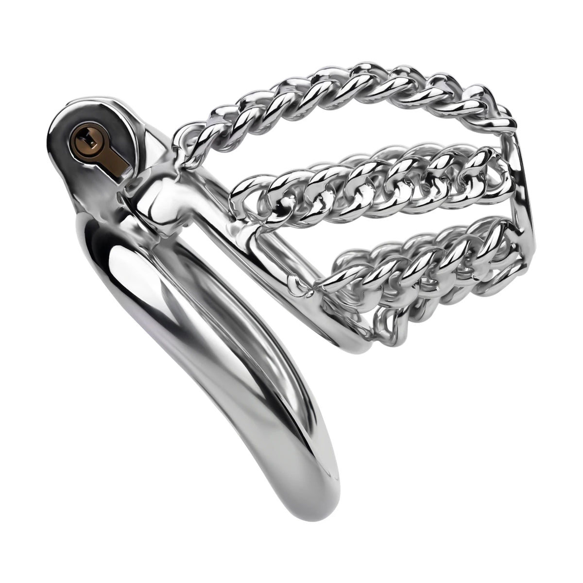 Binding Metal Chastity Cage
