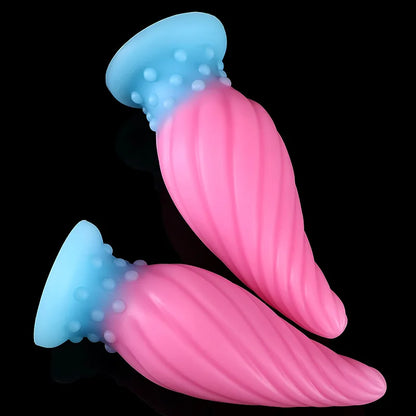 Luminous Glow Silicone Anal Plug — 5 Sizes Body Safe