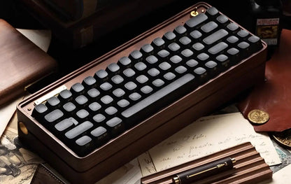 Premium Ergonomic Wood Keyboard