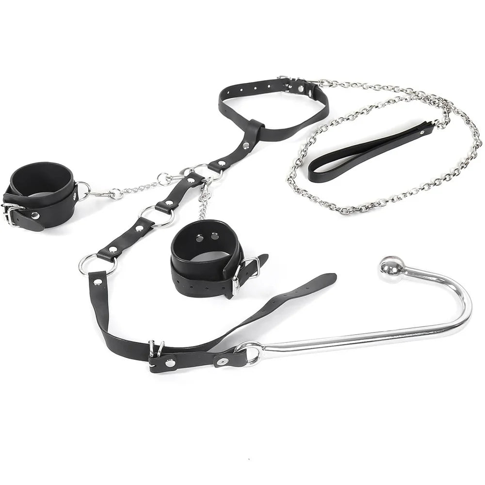 Premium Couples Exploration Kit – Hooks, Cuffs & Collar