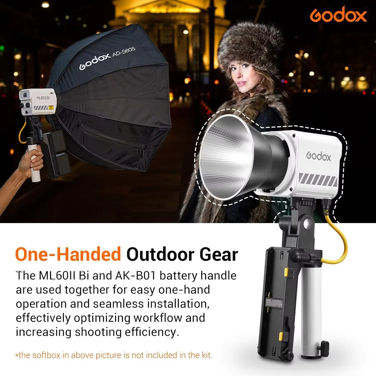 Content Creators Portable LED light