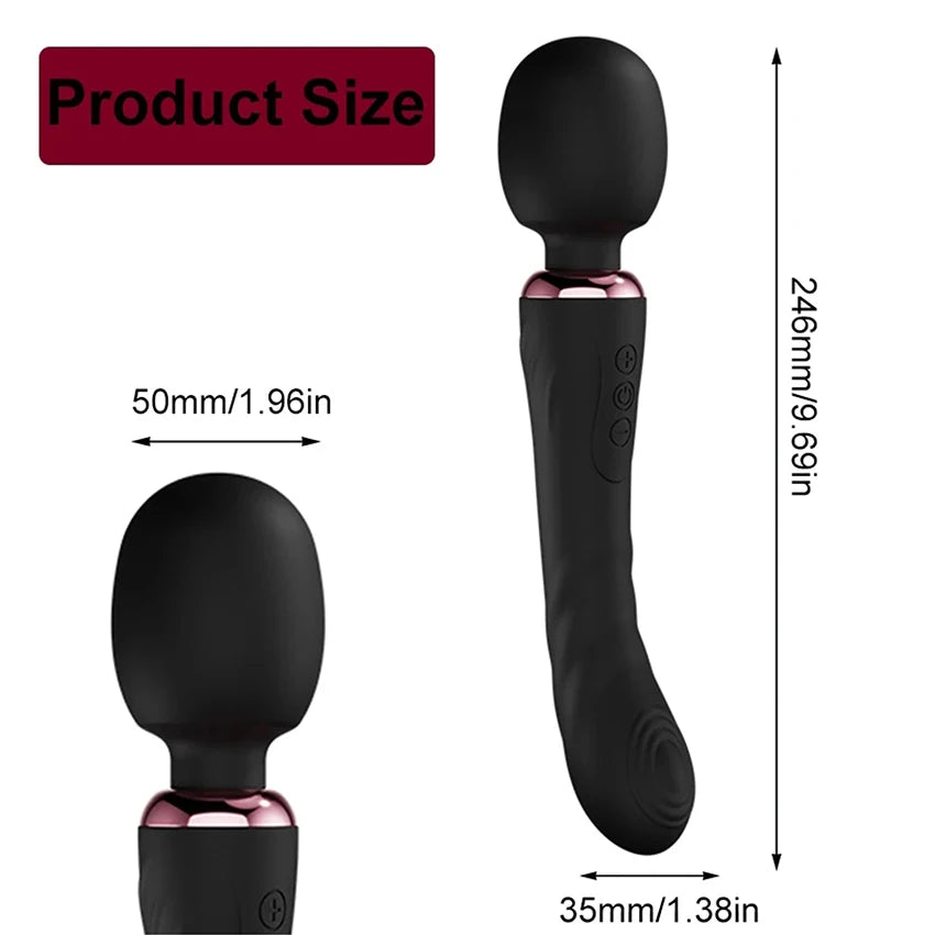 10-Frequency Magic Wand Vibrators