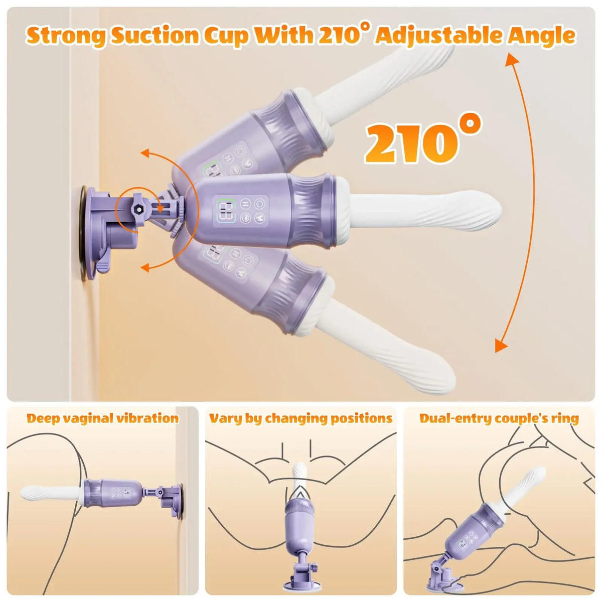 App-Controlled Heating Thrusting Sex Machine