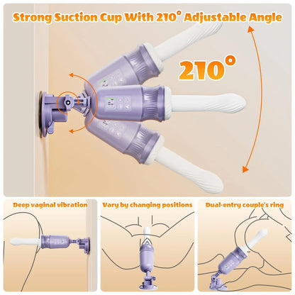App-Controlled Heating Thrusting Sex Machine