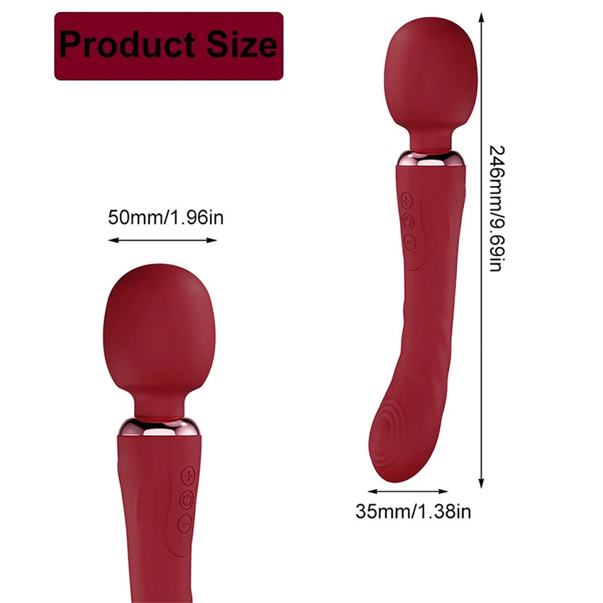 10-Frequency Magic Wand Vibrators