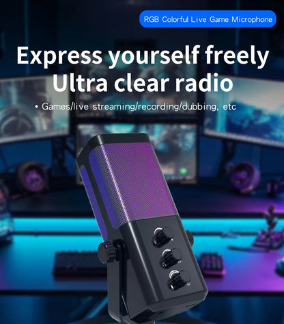 USB & XLR Tabletop Mic