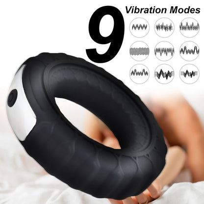 Penis trainer penis ring men delayed ejaculation sex toy USB rechargeable silicone vibrating penis ring adult sex toy for men