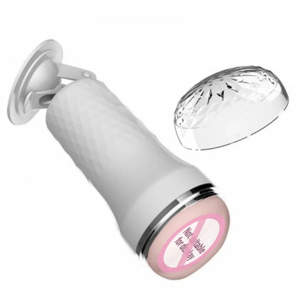 Dual-Channel Realistic Rubber Stroker Cup