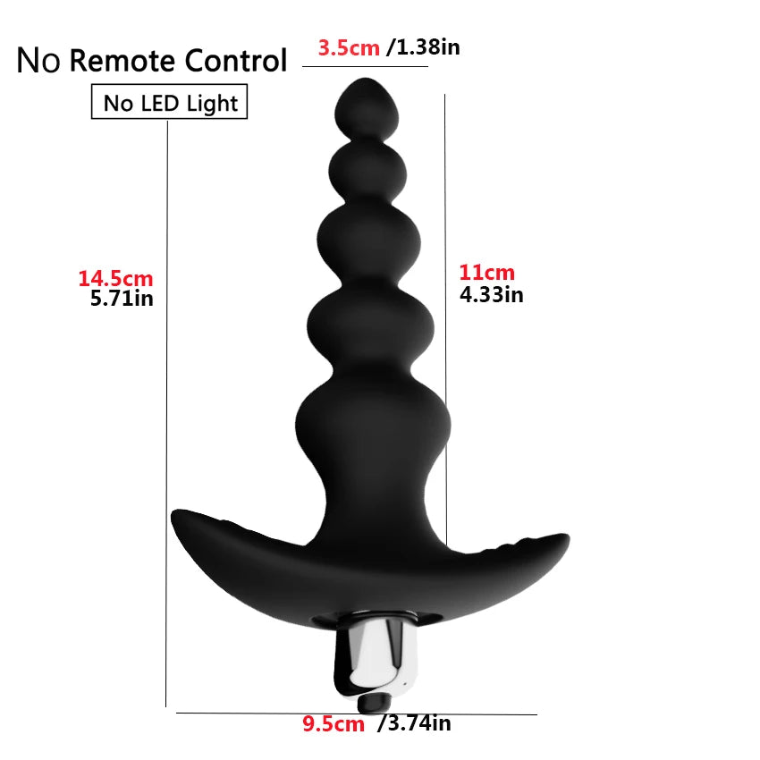 Remote-Control Silicone Plug Massager