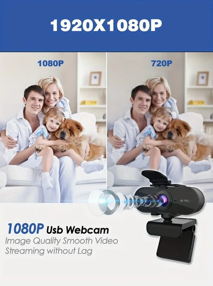 1080P Plug & Play Webcam with Mic