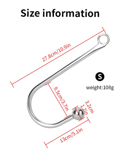 Premium Stainless Steel Anal Hook