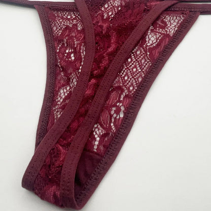 5 Pcs/lot Low Waist Lace Panties Sexy Underwear M-XL Transparent Underpants Lace Comfortable Thongs Ladies Lingerie
