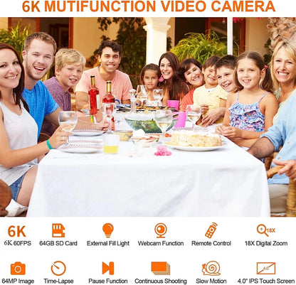 Portable 6K Video Camera