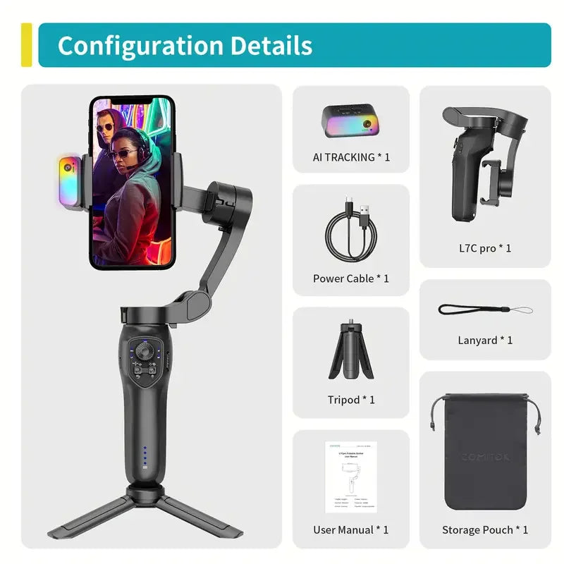 AI Face Tracking Premium Gimbal