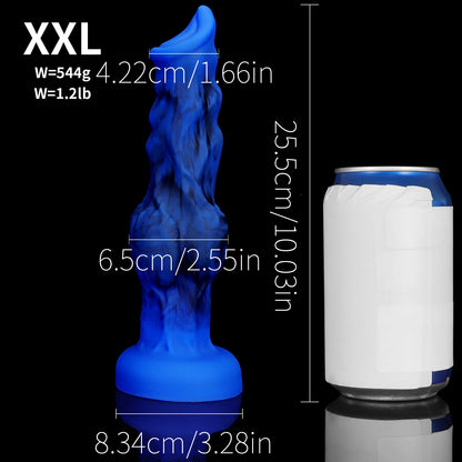 Wolf Dog Monster Fantasy Dildo — Liquid Silicone 4 Sizes
