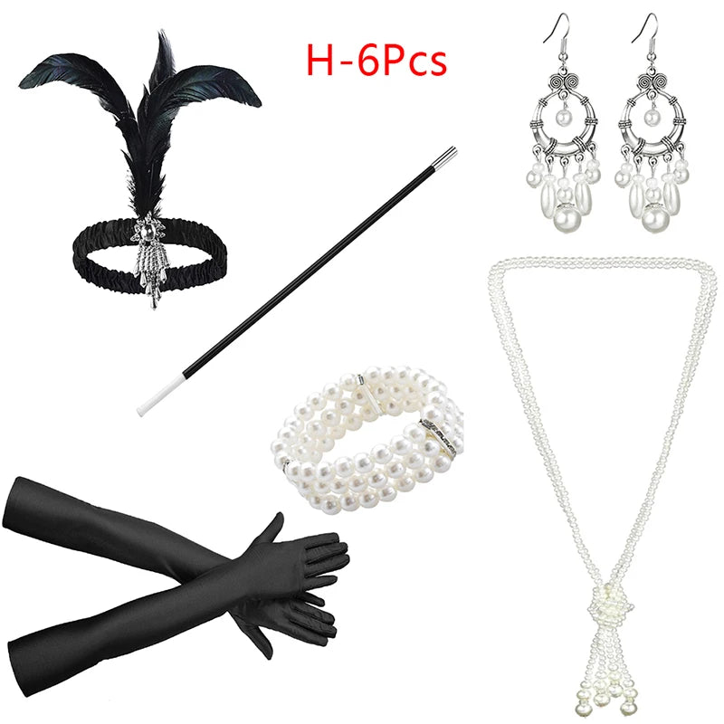 1920s Flapper Cosplay Accessory Set