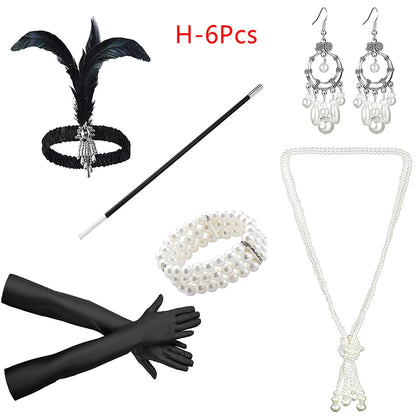 1920s Flapper Cosplay Accessory Set