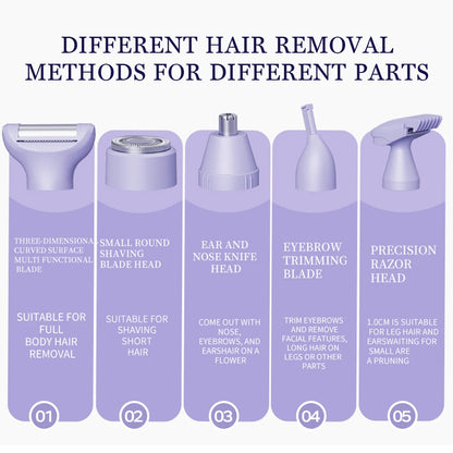 5-in-1 Women’s Electric Trimmer