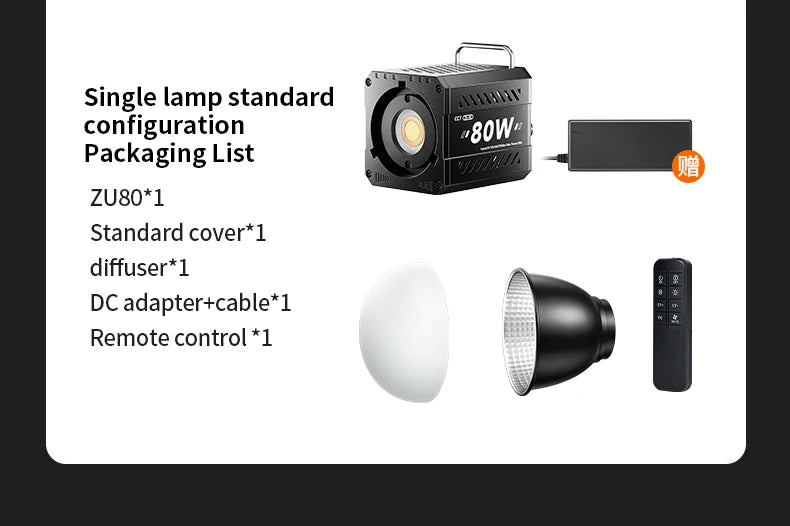 Professional 80W COB LED Light