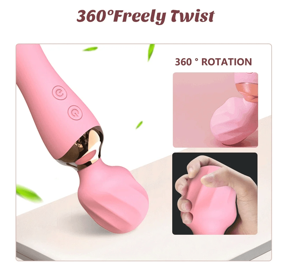 Powerful Heating Wand Vibrator
