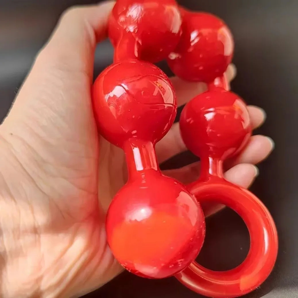 Anal Bead Sex Toy Female Male Homosexual Buttocks Bead Long Buttocks Bead Vagina Clit Pull Global Anal Stimulator Sex Toy.