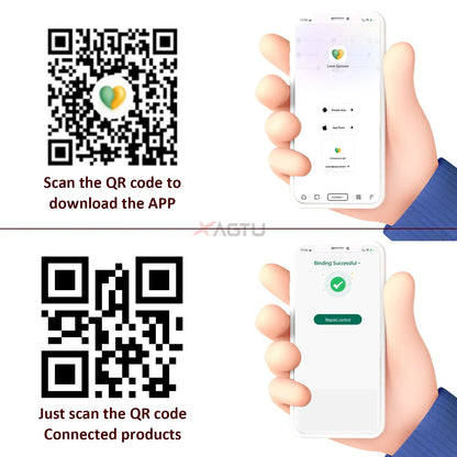 App Control Plug with Vibrating Ring
