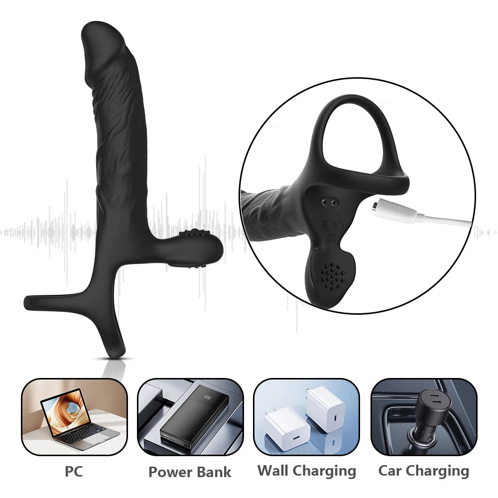 Strap-On & Ring Pleasure Set