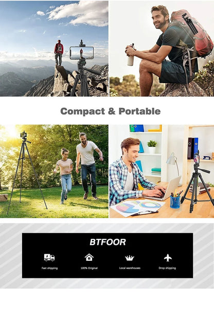 Premium Height-Adjustable Tripod