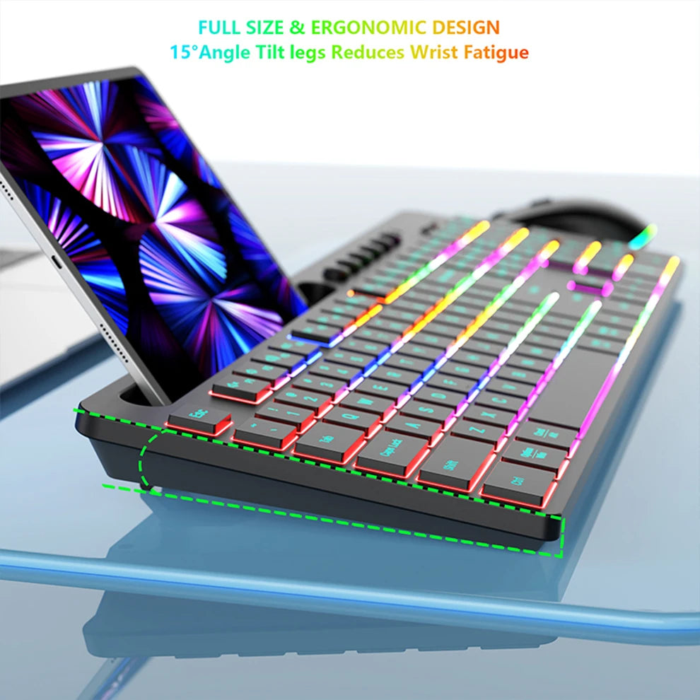 Silent Wireless Keyboard And Mouse