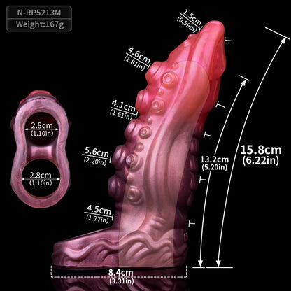 Large Knot Fantasy Silicone Sleeve Extender