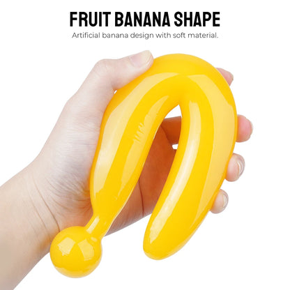 Soft Silicone Banana Dildo Plug