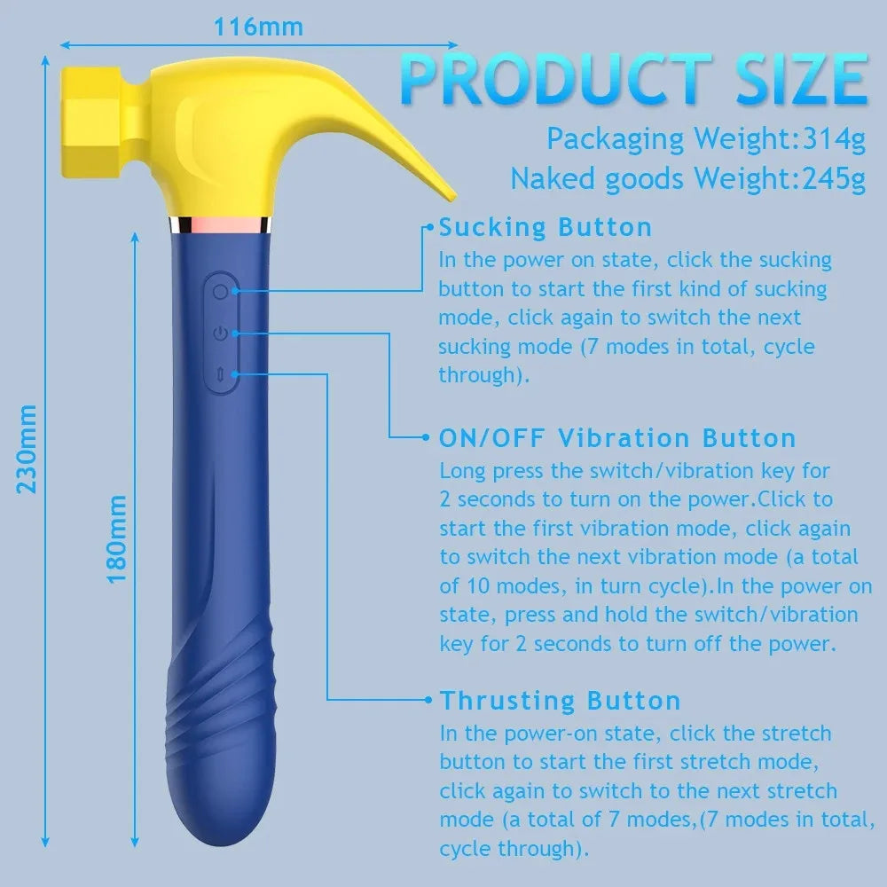 Hammer AV Magic Wand Vibrator