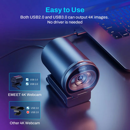 4K Ultra HD Streaming Webcam