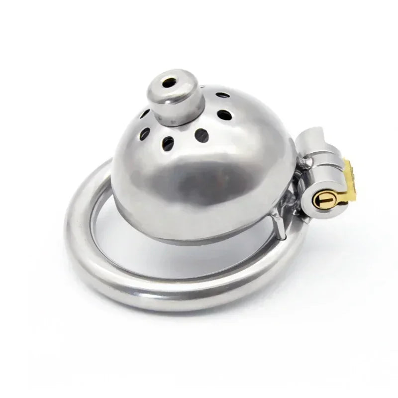 Hand Polished Steel Chastity Cage